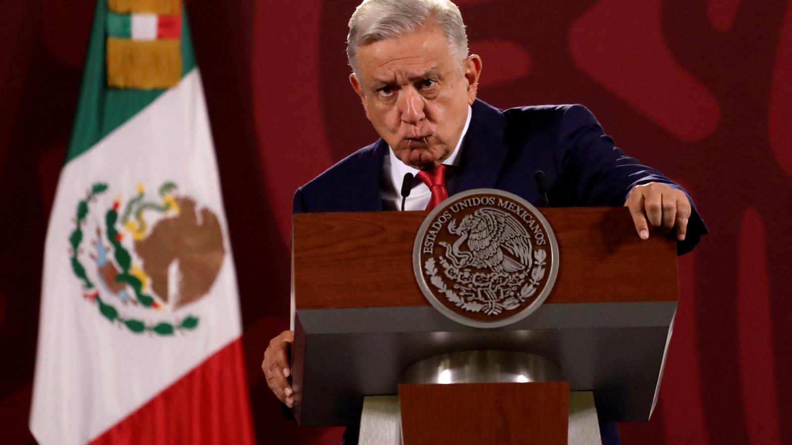 Andres Manuel Lopez Obrador mexikói elnök