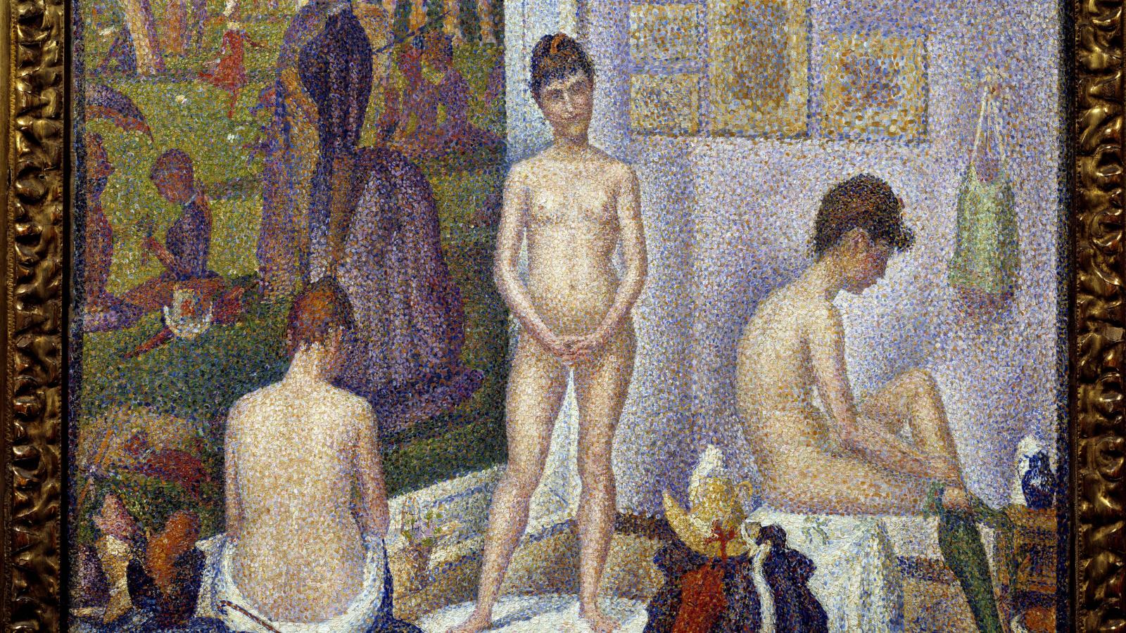 Georges Seurat - The Three Model