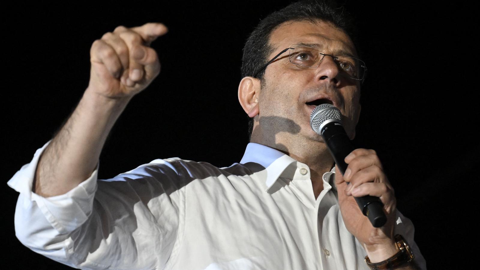 Az újraválasztott isztambuli polgármester, Ekrem Imamoglu