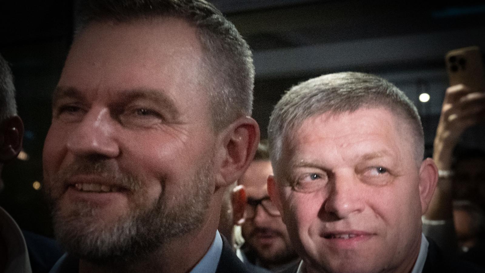 Peter Pellegrini és Robert Fico