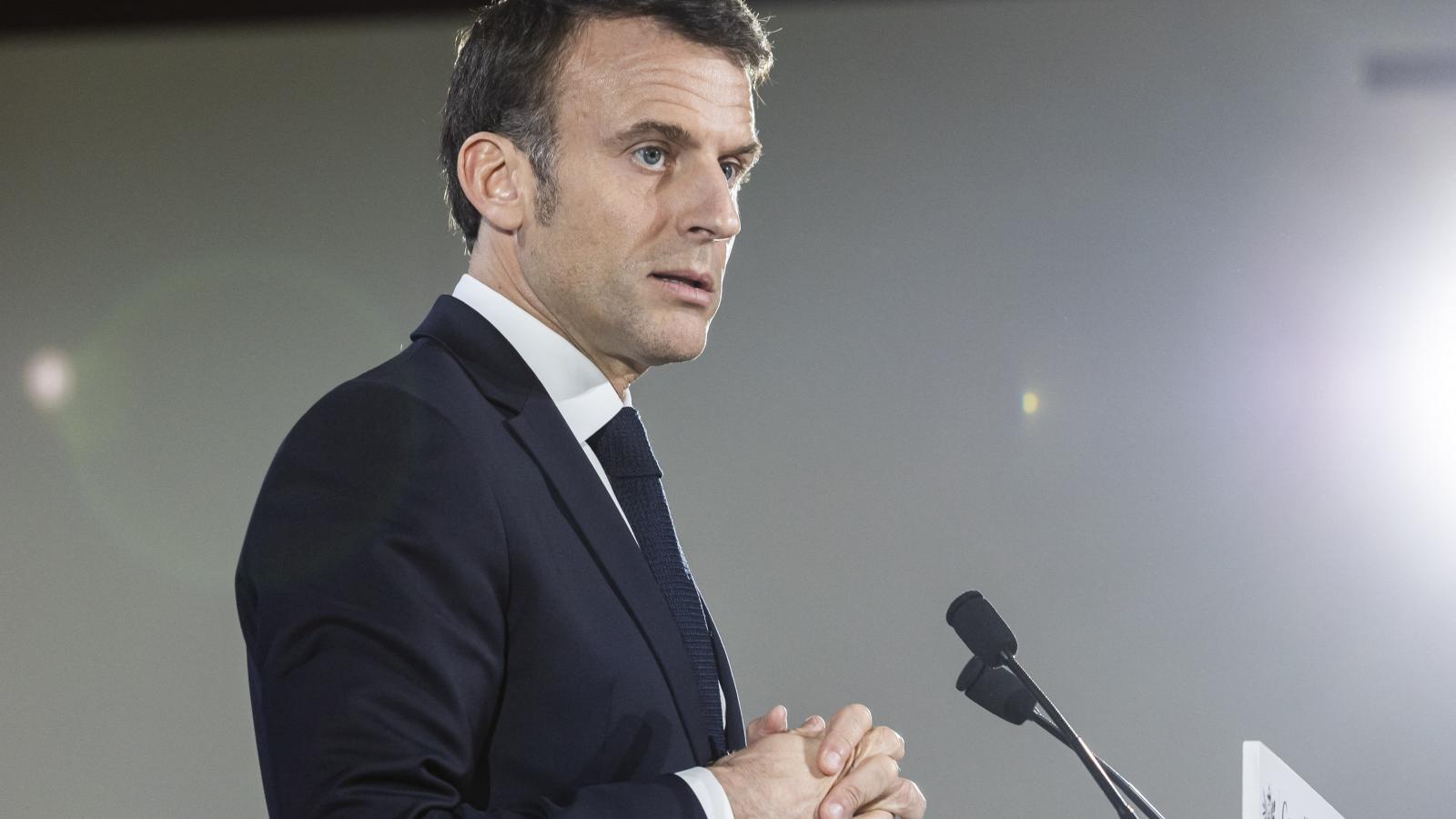 Emmanuel Macron francia államfő