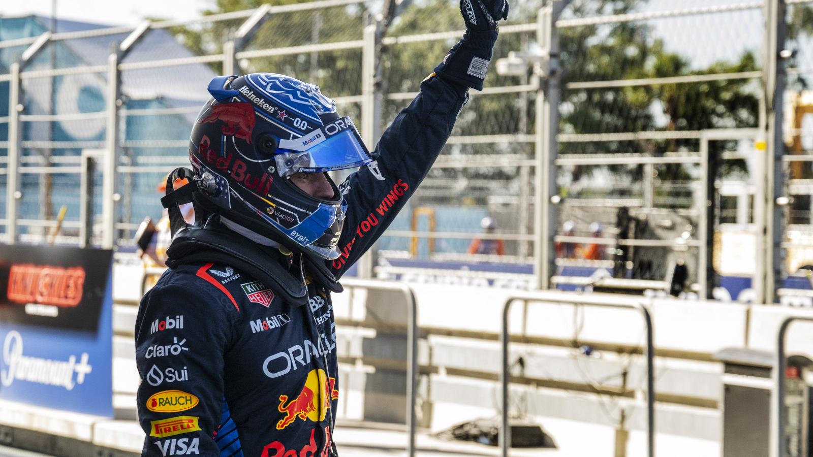 Max Verstappen a Forma-1-es Miami Nagydíj időmérő edzésén