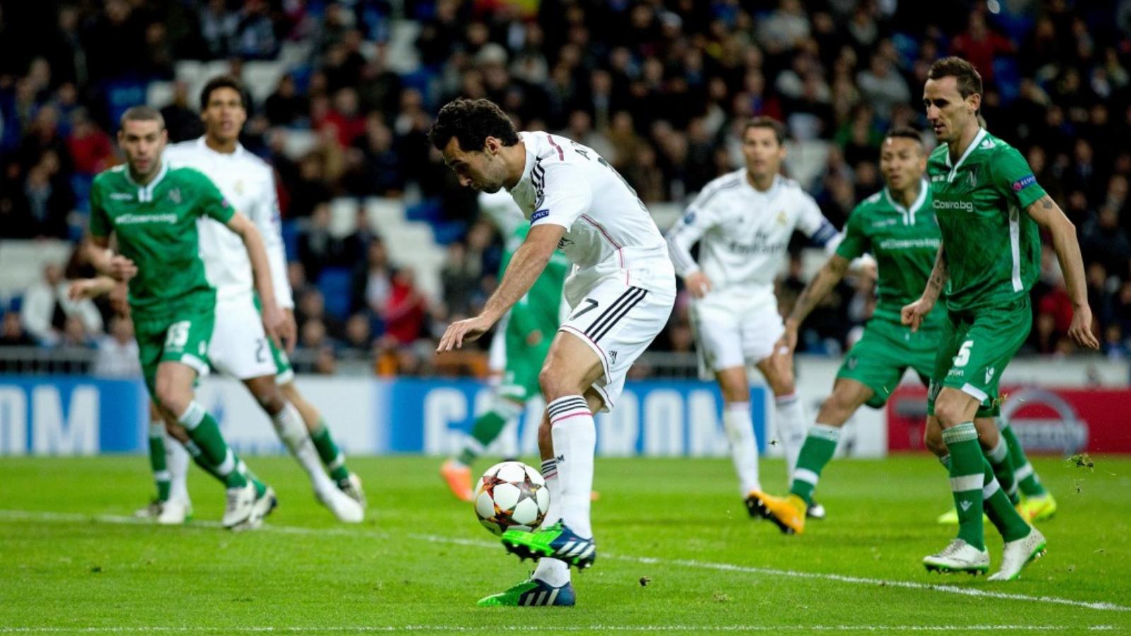 Arbeloa érte el a Real harmadik találatát FOTÓ: EUROPRESS/GETTY IMAGES/GONZALO ARROYO MOREN