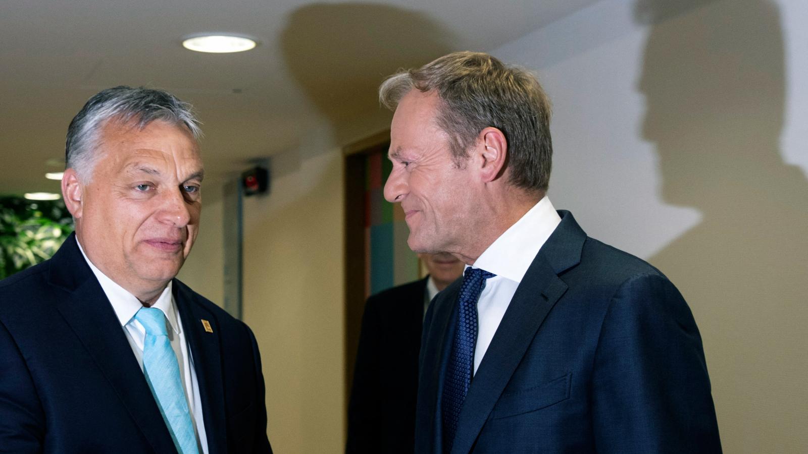 Orbán Viktor és Donald Tusk lengyel miniszterelnök