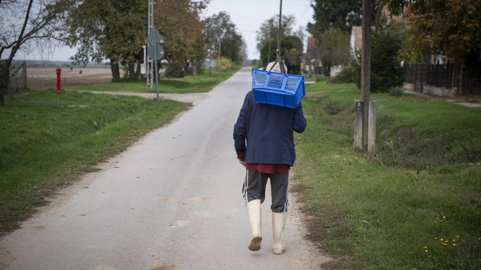 Üres a bevásárlókosár. A falvakban élő nyugdíjasok közül sokan épp csak túlélnek a kis pénzükből