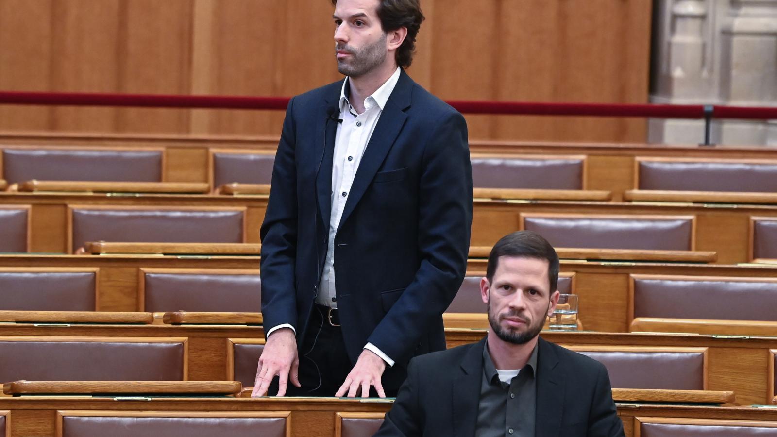 Fekete-Győr András felszólal a Parlamentben - Képünk illusztráció 