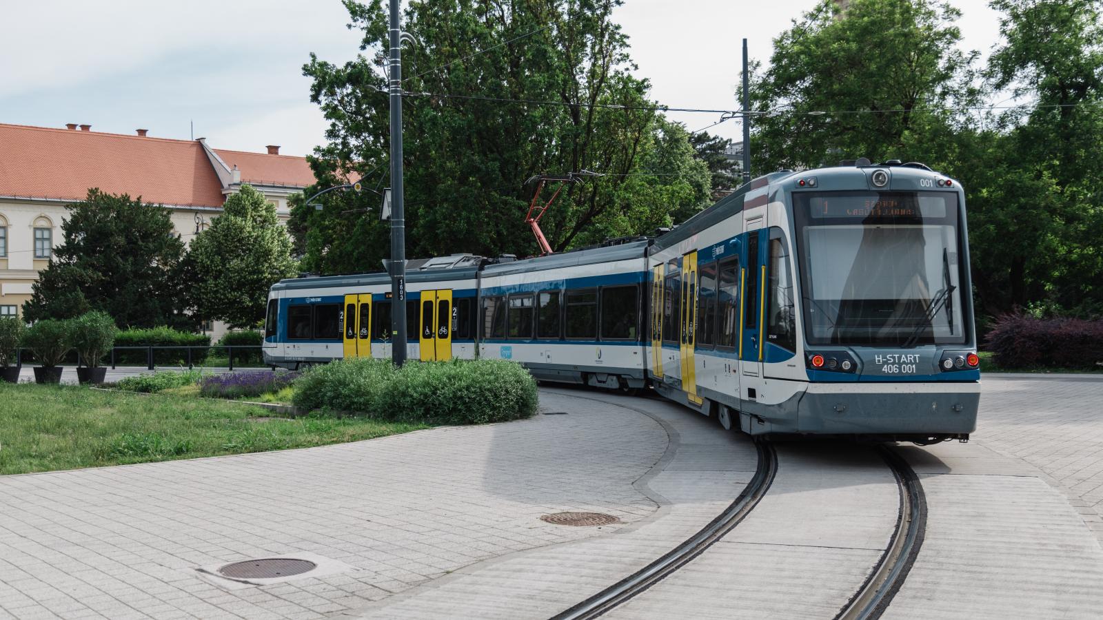 A hódmezővásárhelyi tram-train - Korábbi felvétel 