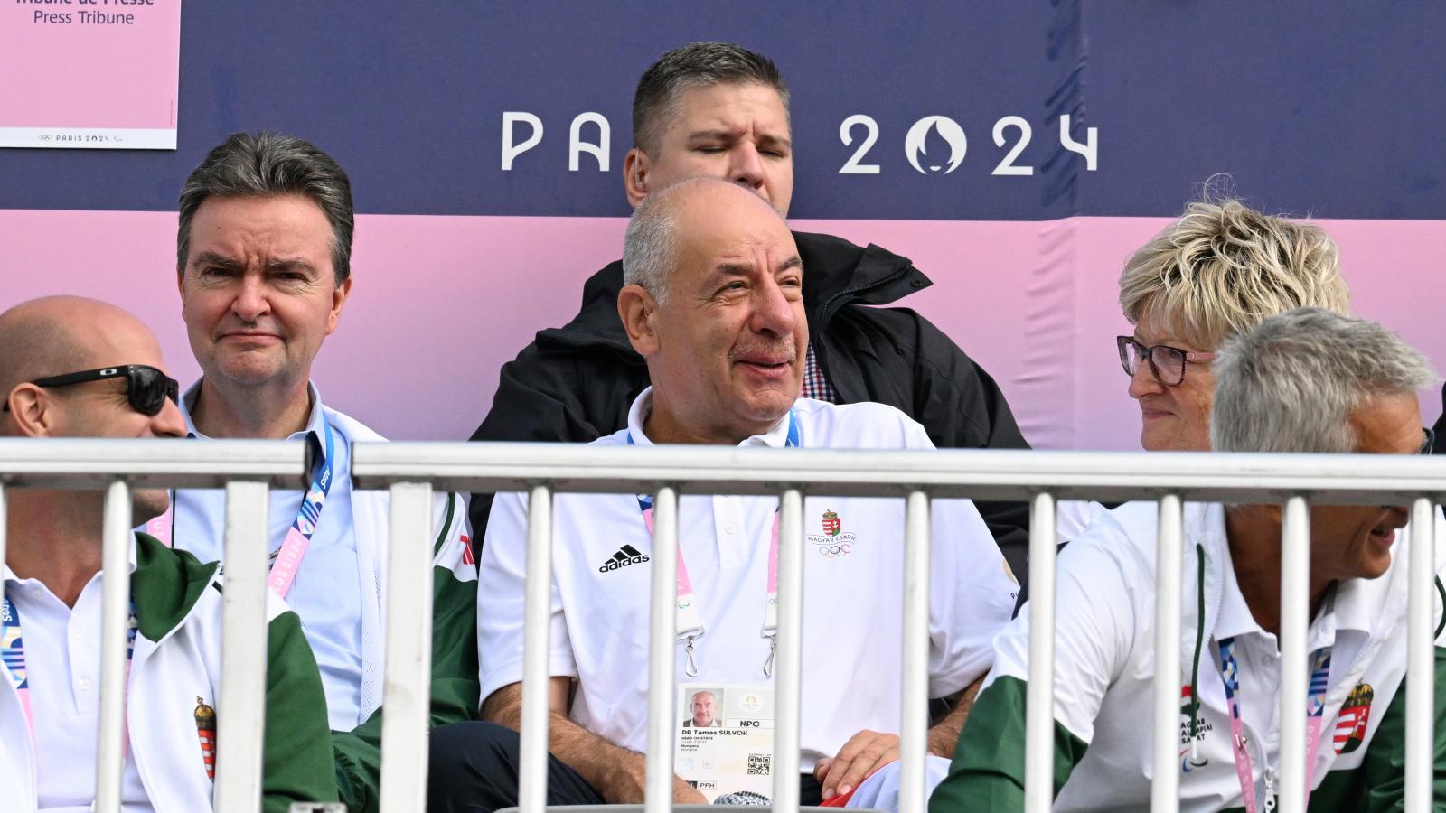 Sulyok Tamás a párizsi nyári paralimpiai játékok kajak-kenu versenyeinek helyszínén 2024. szeptember 7-én 