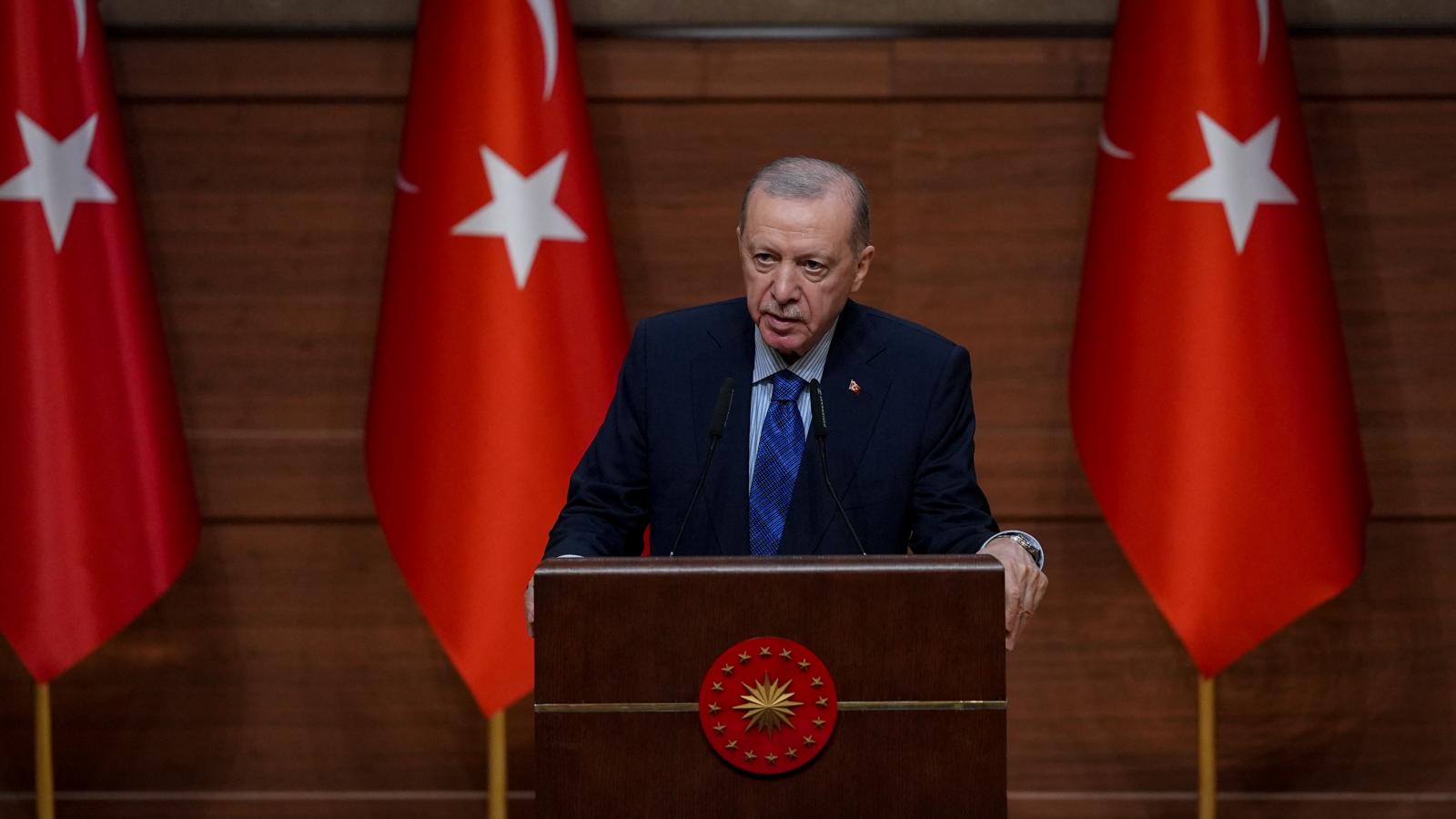 Recep Tayyip Erdogan török elnök