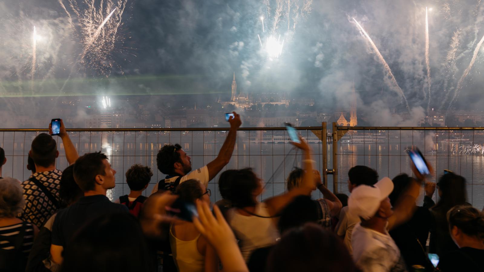 Tüzijáték Budapesten 2024. augusztus 20-án 