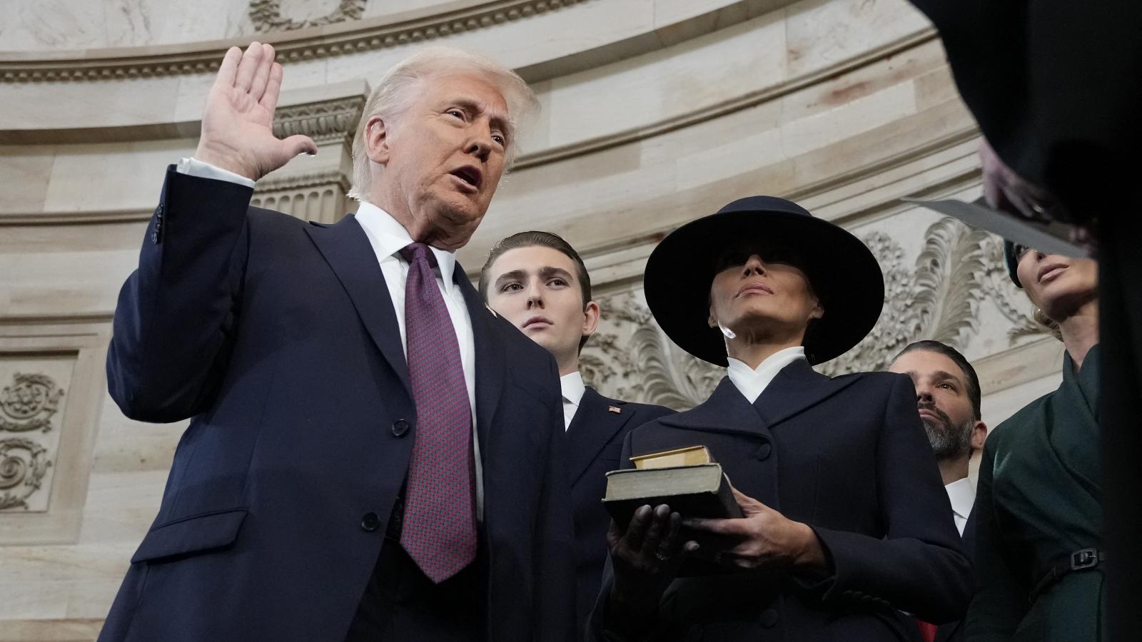 Donald Trump eskütétele január 20-án 