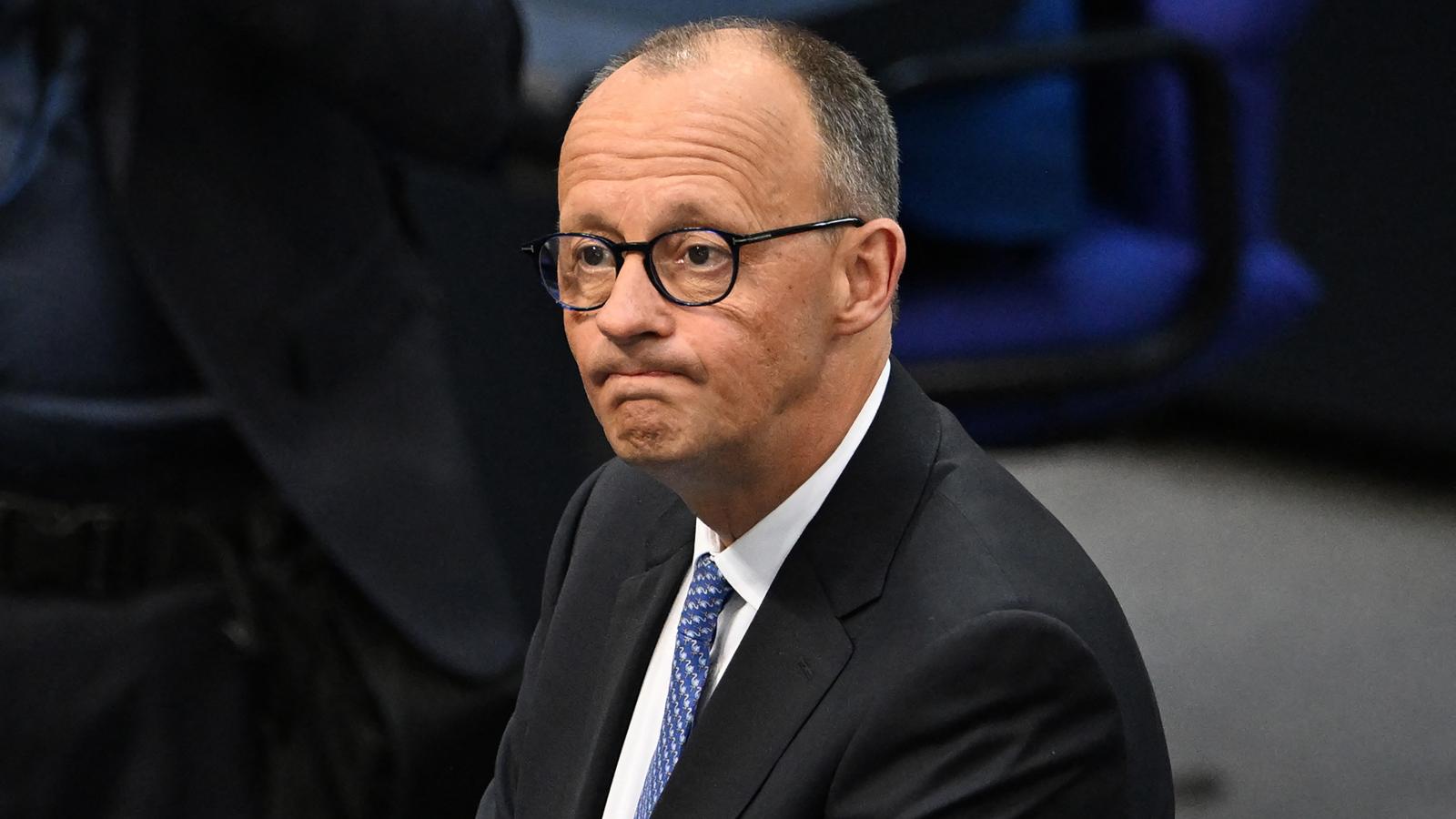 Friedrich Merz az első kör után