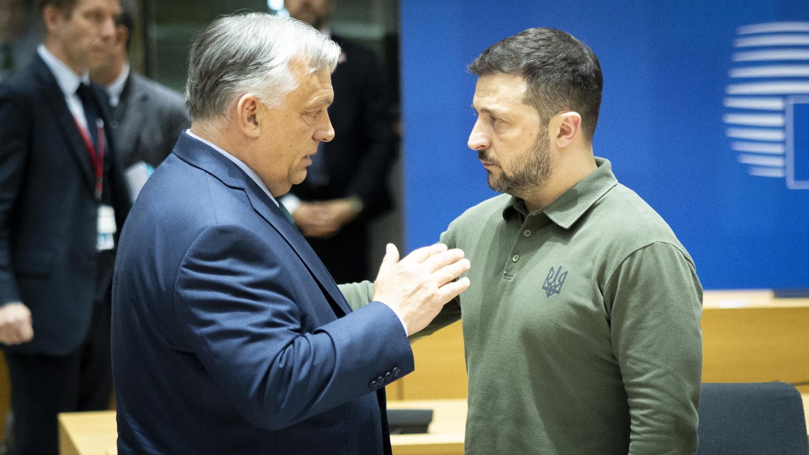 Orbán Viktor és Volodimir Zelenszkij