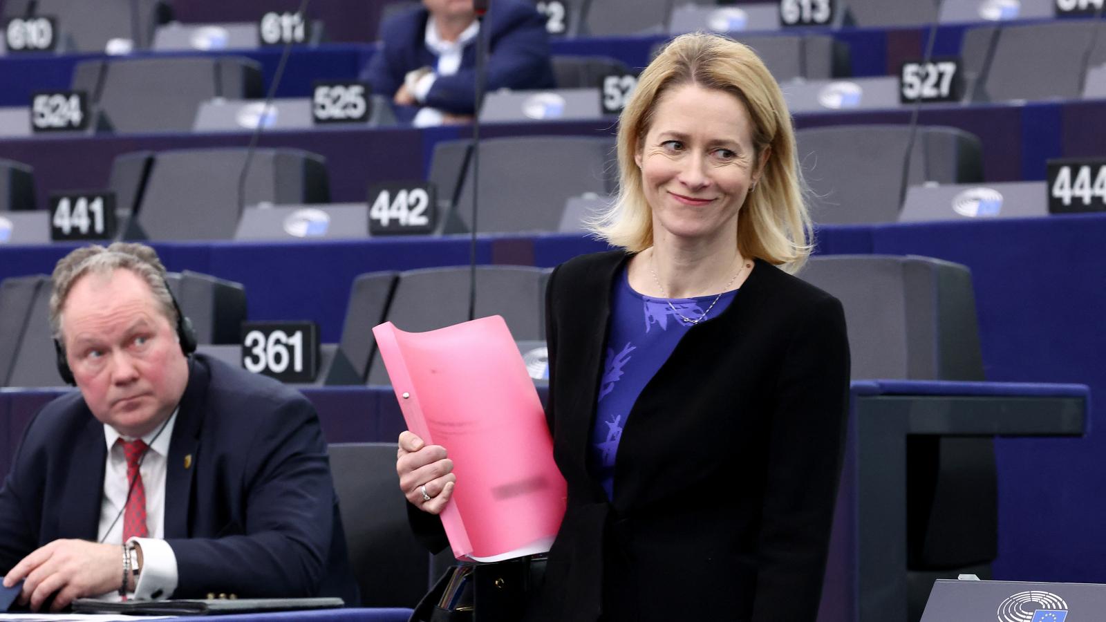 Kaja Kallas korábbi észt kormányfő, az EU kül- és biztonságpolitikai főképviselője