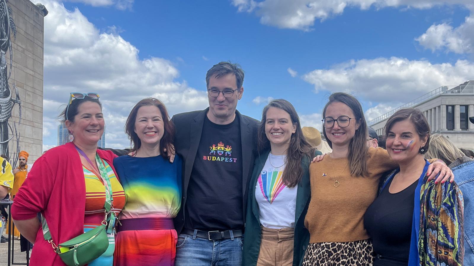 Karácsony Gergely a Brussels Pride-on május 17-én 