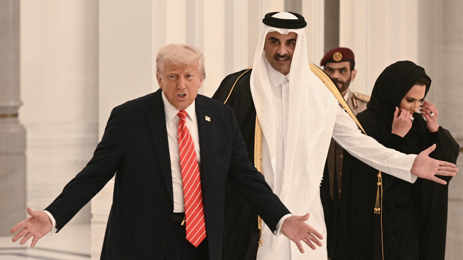 Az amerikai elnök fényűző fogadtatásban részesült