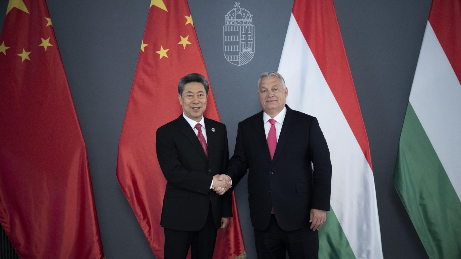 Orbán Viktor miniszterelnök Csen Ven-csinggel tárgyalt Budapesten, május 23-án