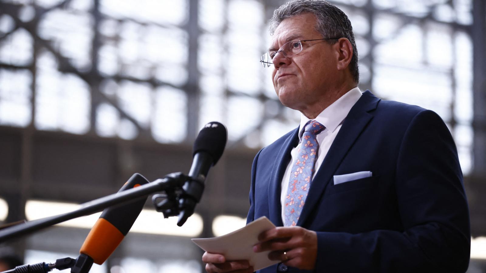 Maroš Šefčovič, az EU kereskedelmi biztosa
