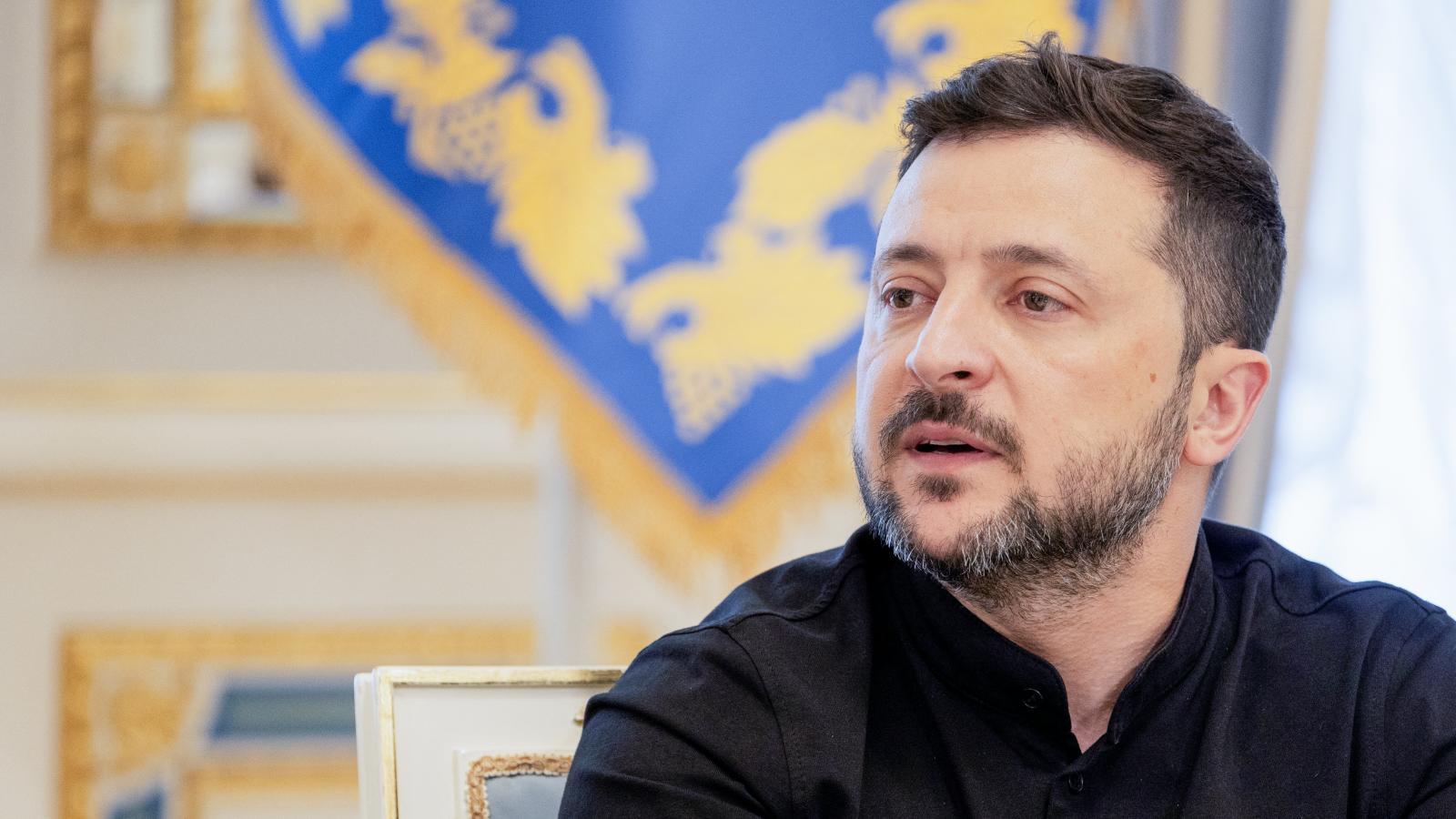 Volodimir Zelenszkij ukrán elnök