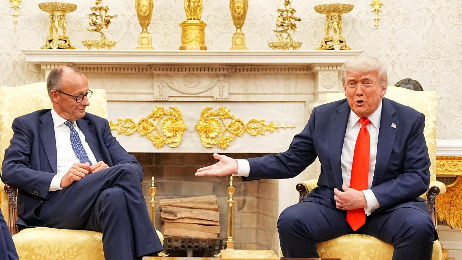 Trump és Merz találkozója szinte barátira sikerült