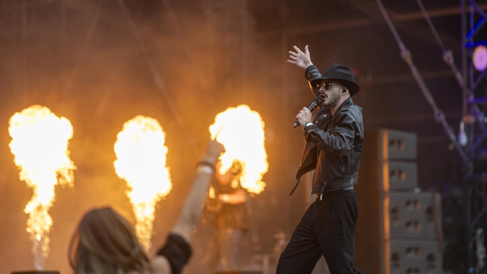 Azahriah a Sziget Fesztiválon 2024. augusztus 8-án 