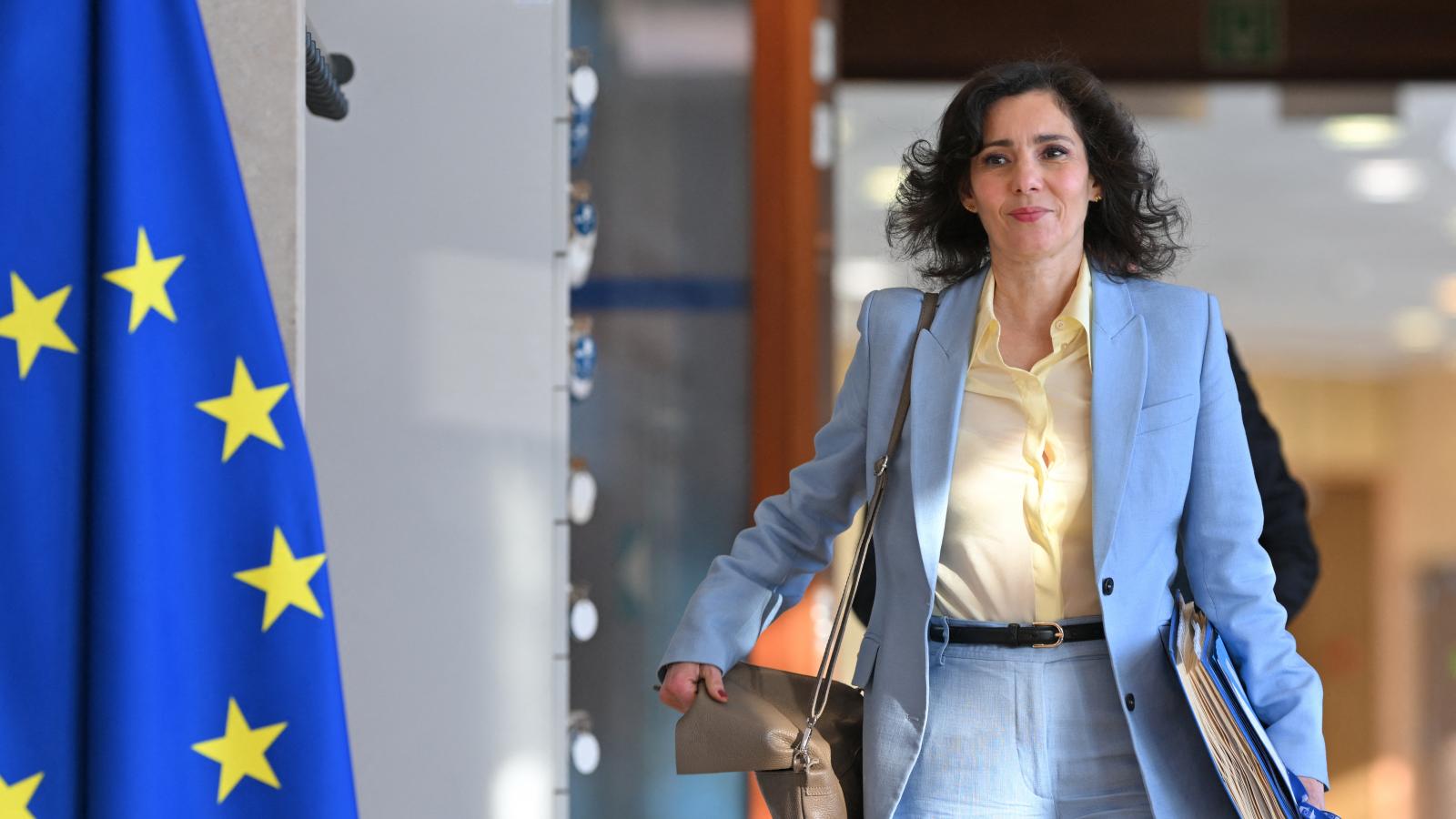 Hadja Lahbib esélyegyenlőségért felelős uniós biztos 