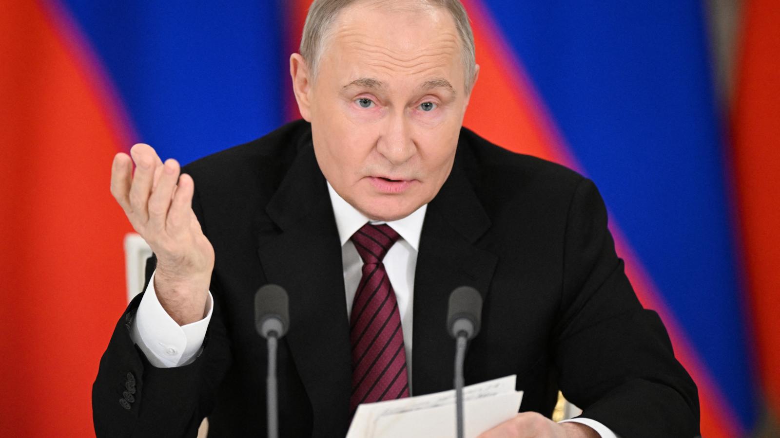 Vlagyimir Putyin orosz elnök. 