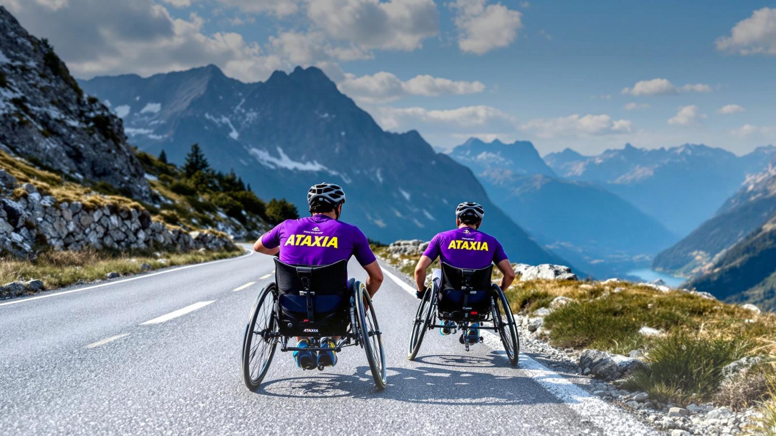  A deréktól lefelé lebénult sportemberek célja az volt, hogy felhívják a figyelmet az ataxia nevű ritka idegrendszeri zavarra