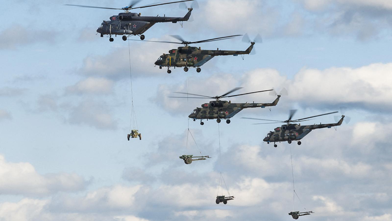 Illusztráció: Orosz katonai helikopterek akcióban 