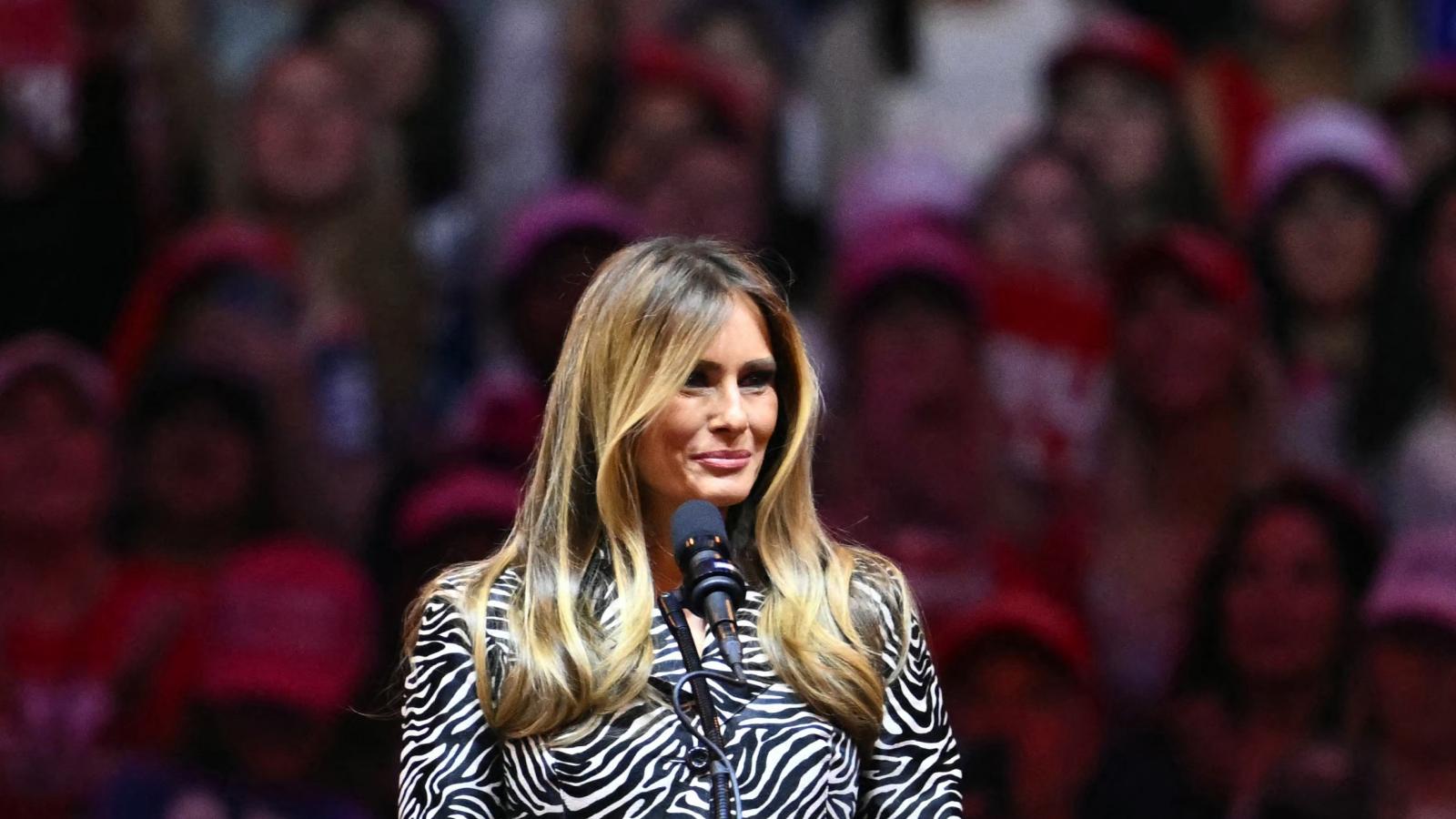 Melania Trump egy korábbi republikánus gyűlésen 