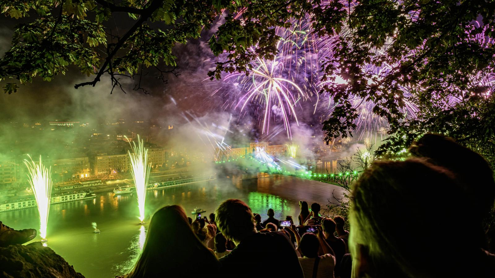 Tűzijáték Budapesten 2025. augusztus 20-án