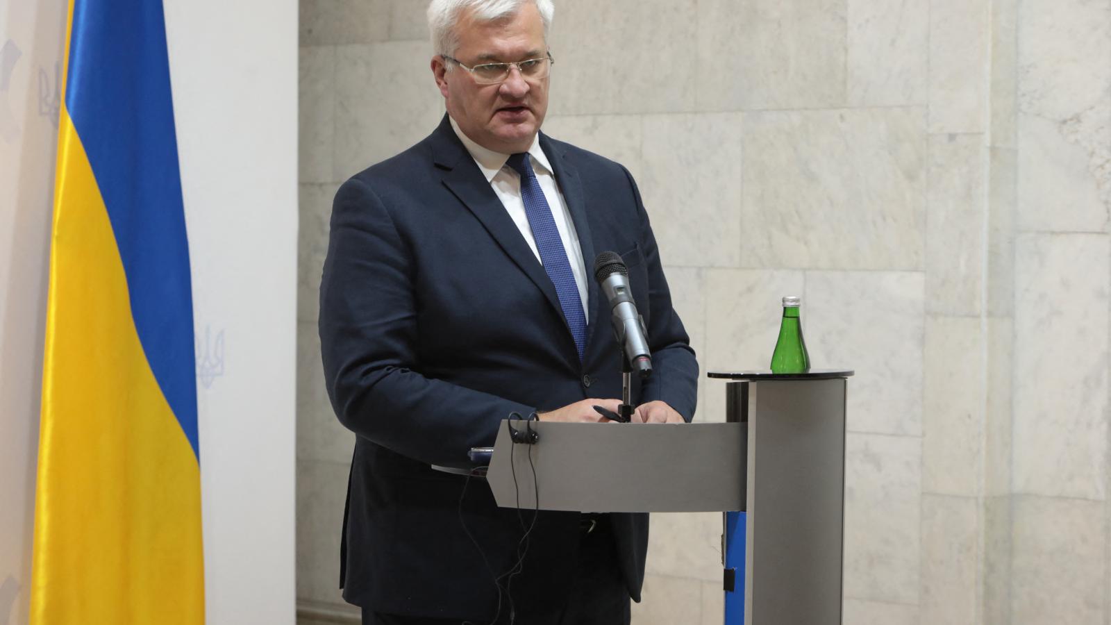 Andrij Szibiha ukrán külügyminiszter - Korábbi felvétel 