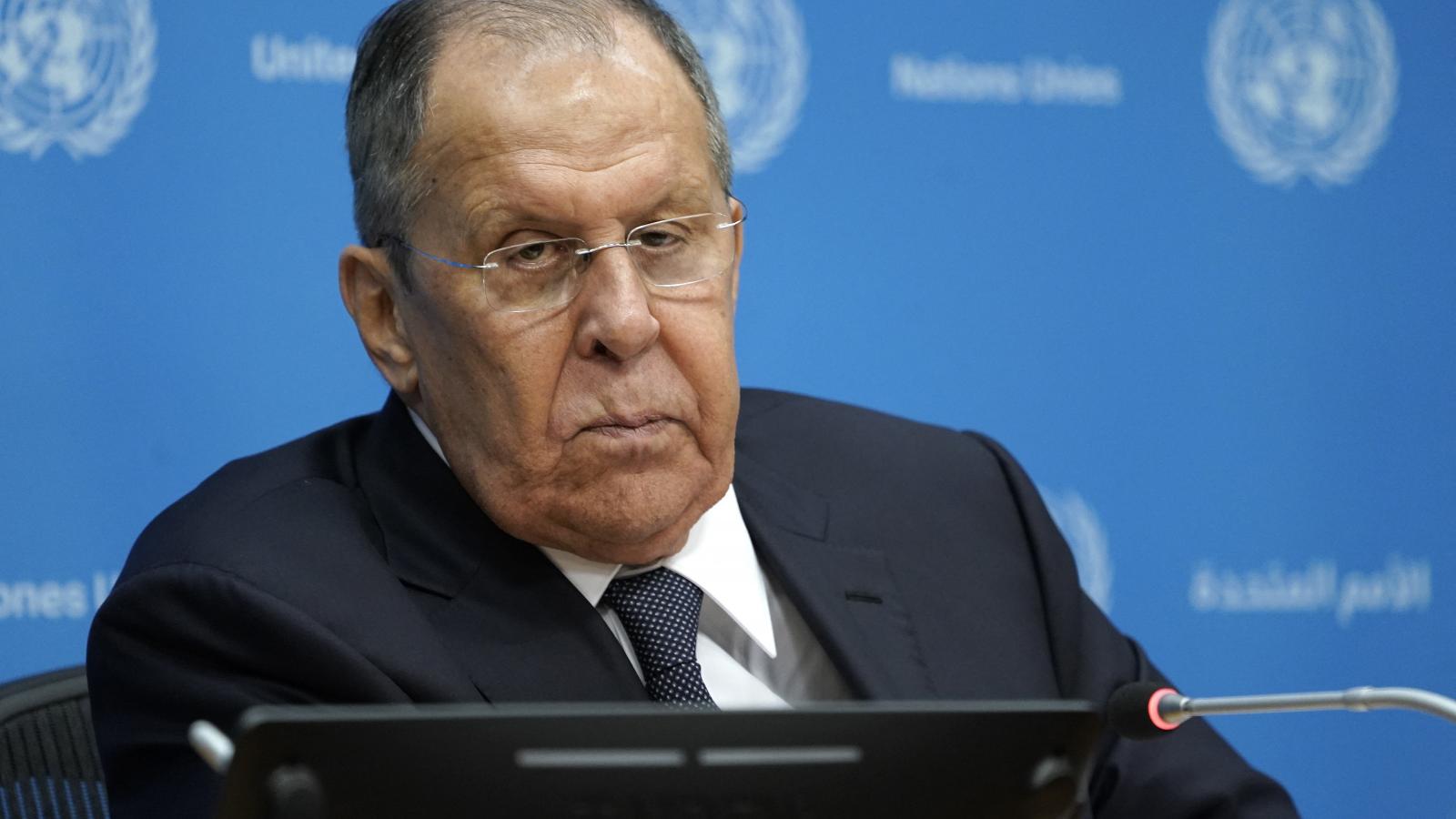 Szergej Lavrov az ENSZ közgyűlésén