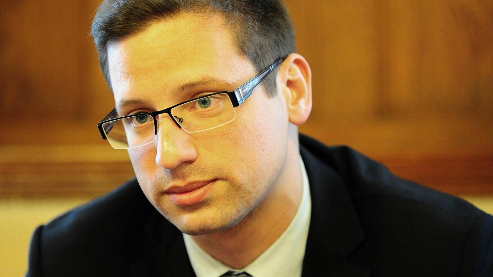 Gulyás Gergely, az Országgyűlés fideszes alelnöke. FOTÓ: Vajda József/Népszava