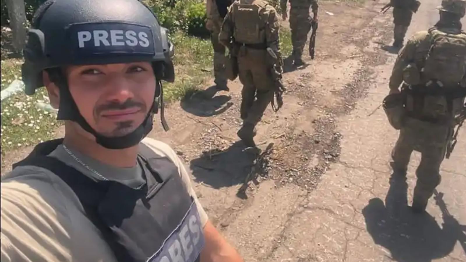 Ibrahim Naber, a Die Welt riportere az ukrán fronton - Korábbi felvétel