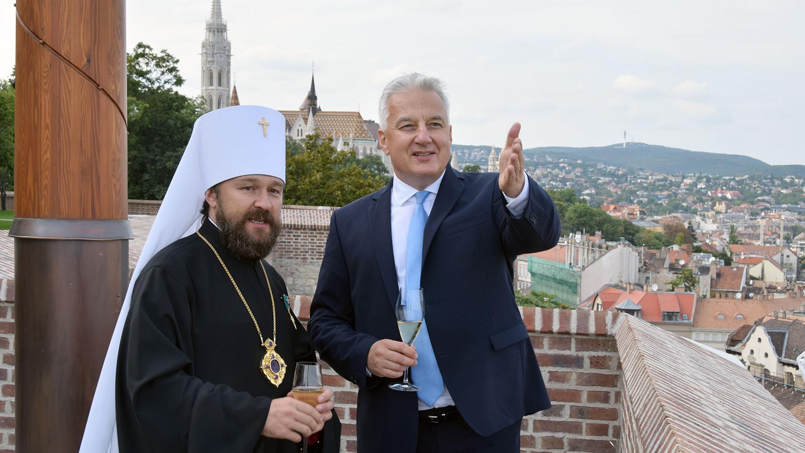 Hilarion metropolita, a magyarországi orosz ortodox egyház volt vezetője és Semjén Zsolt