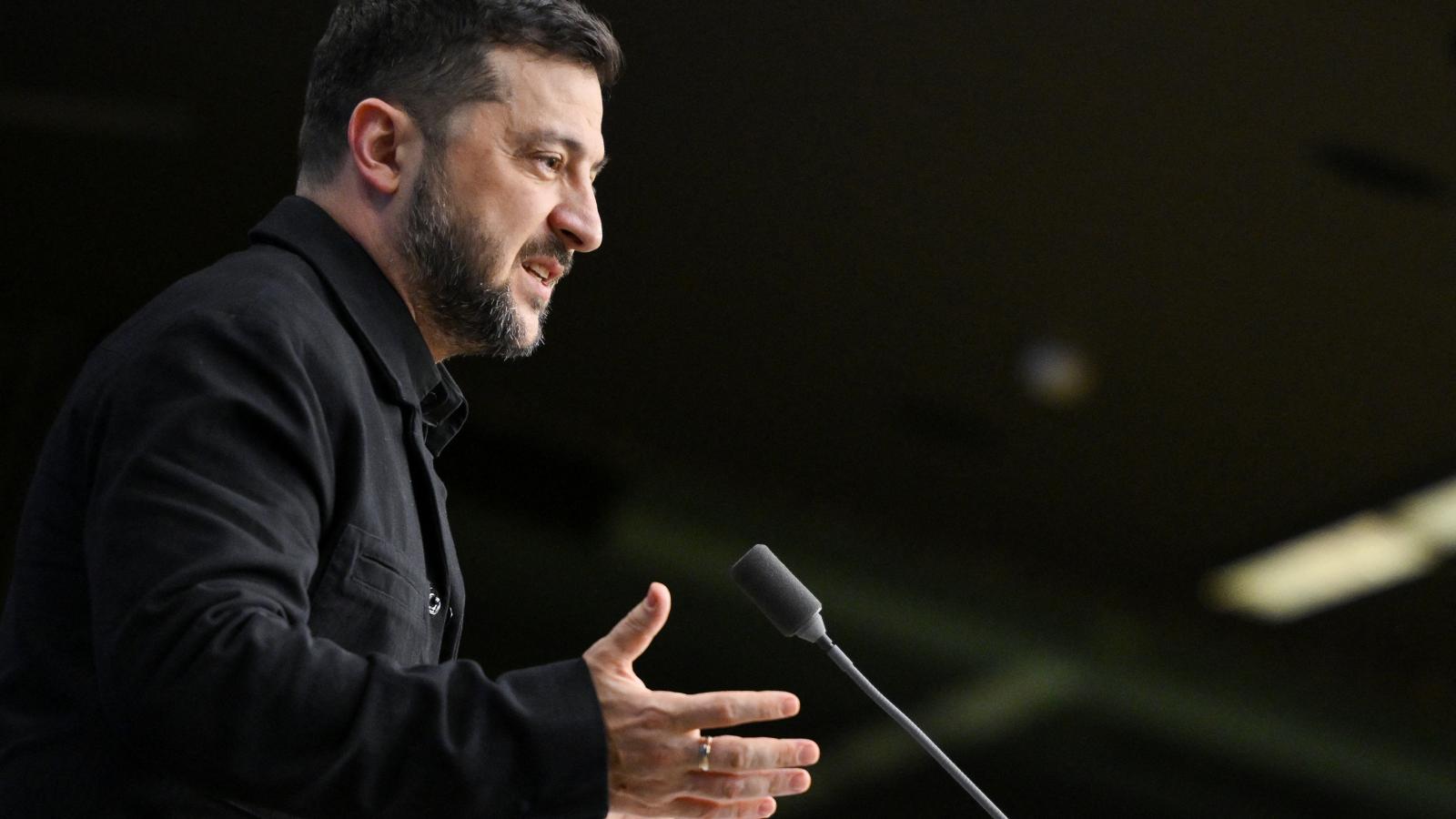 Volodimir Zelenszkij ukrán elnök