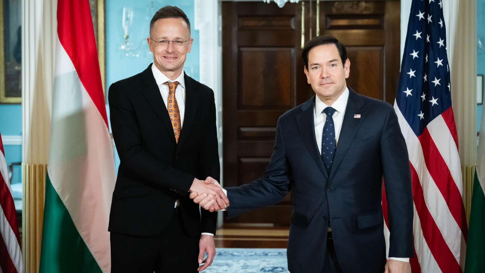 Szijjártó Péter és Marco Rubio találkozója Washingtonban 2025. március 4-én
