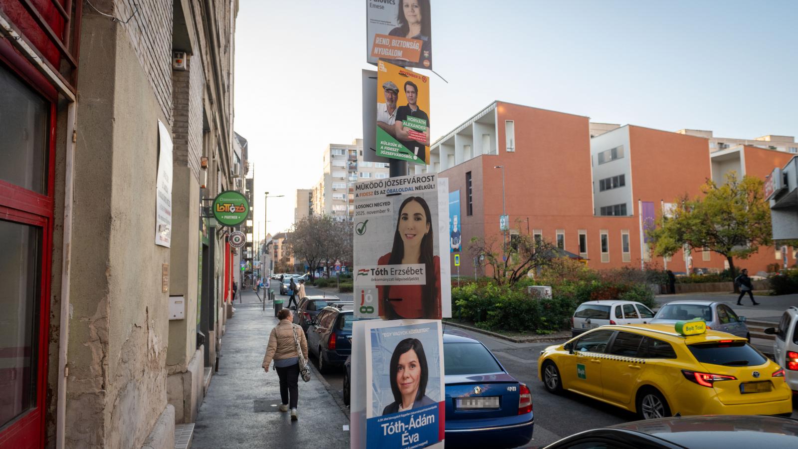 Életkép a VIII. kerületben. Vasárnap lehet választani