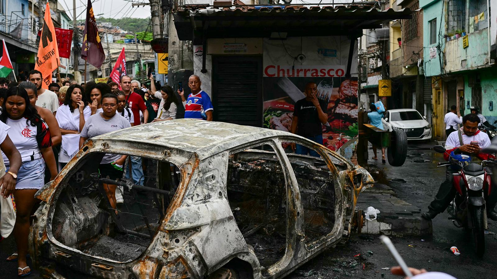 Nagy pusztítást végzett a rendőrség a riói favellákban