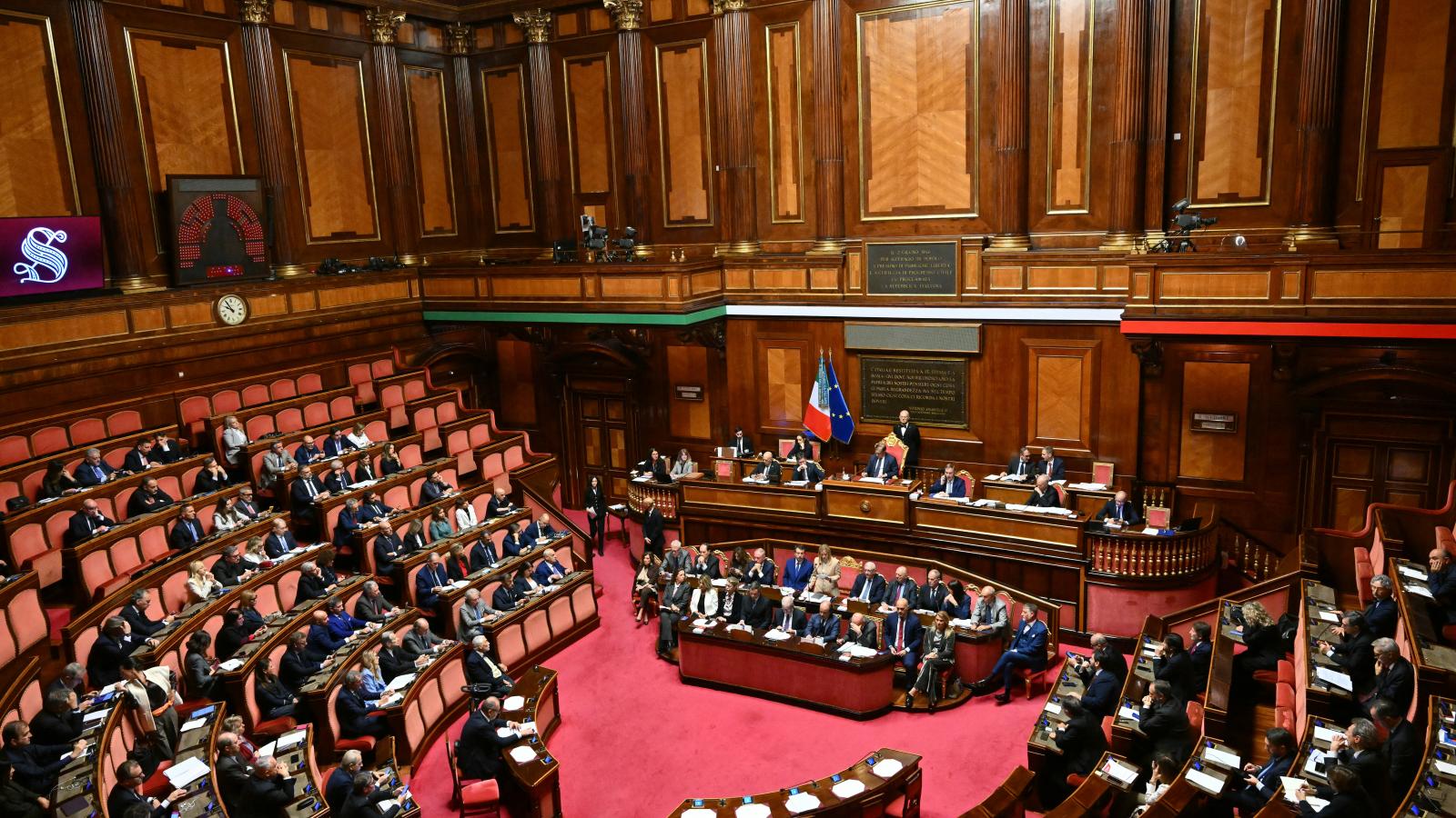 Illusztráció: Az olasz parlament egy korábbi ülése