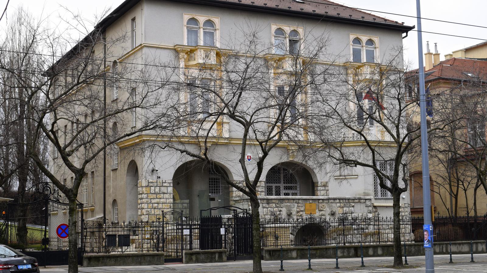 Szlovákia magyarországi nagykövetségének épülete Budapesten
