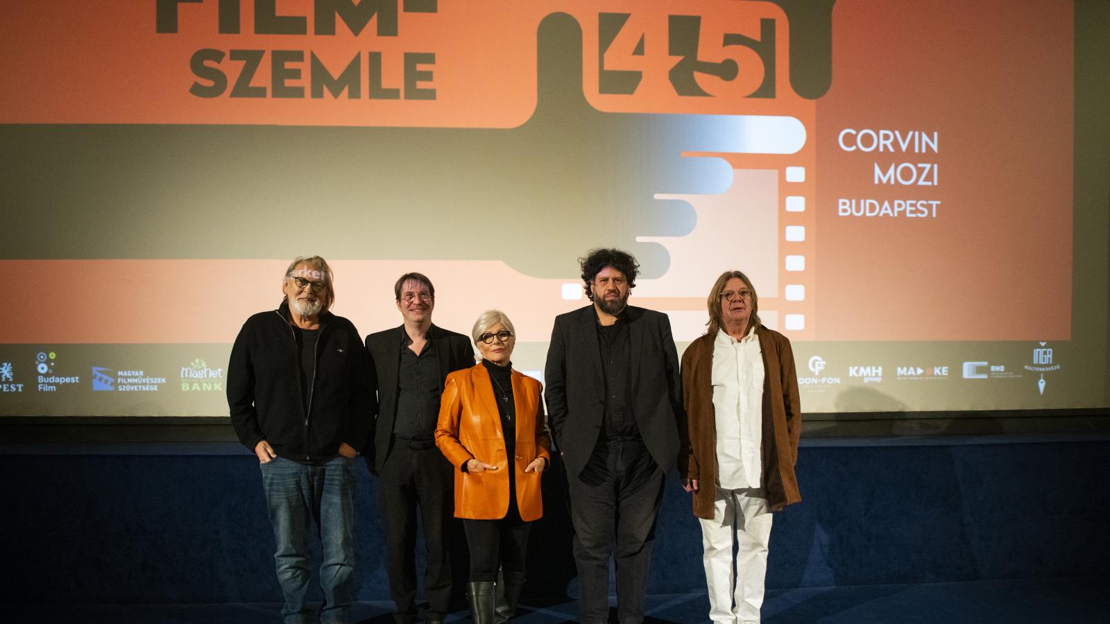 Akik a filmszemle mögött állnak: Kovács Gábor, Liszka Tamás, Pataki Ágnes, Puzsér Róbert
Muhi András