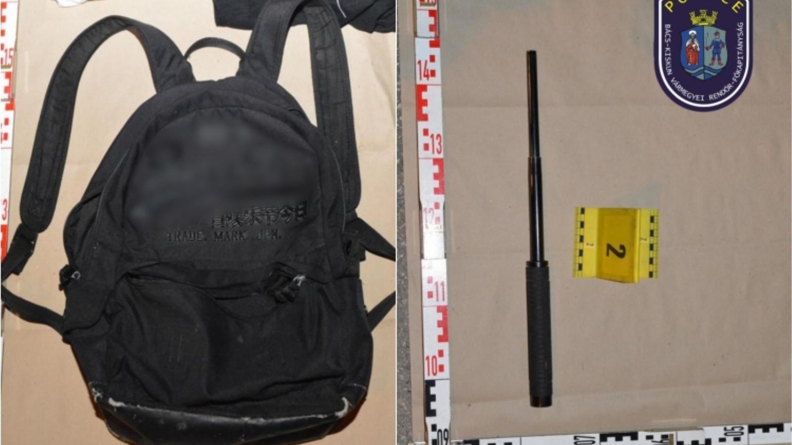 Az ügyben lefoglalt bűnjelek 