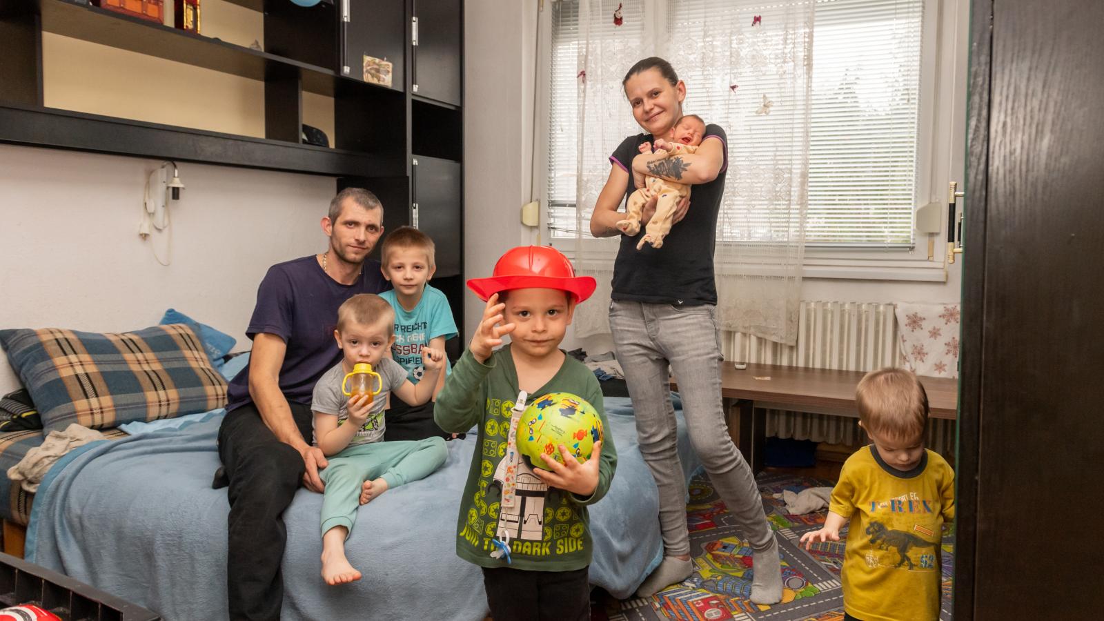 A Bodnár családnál a négy fiú után érkezett a kislány, Lilien