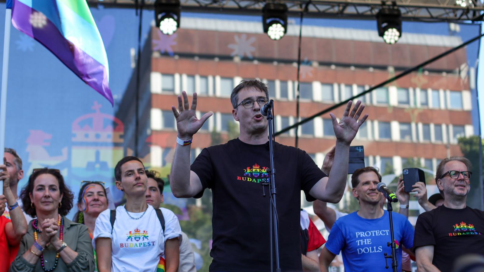 Karácsony Gergely a 2025-ös Pride-on 