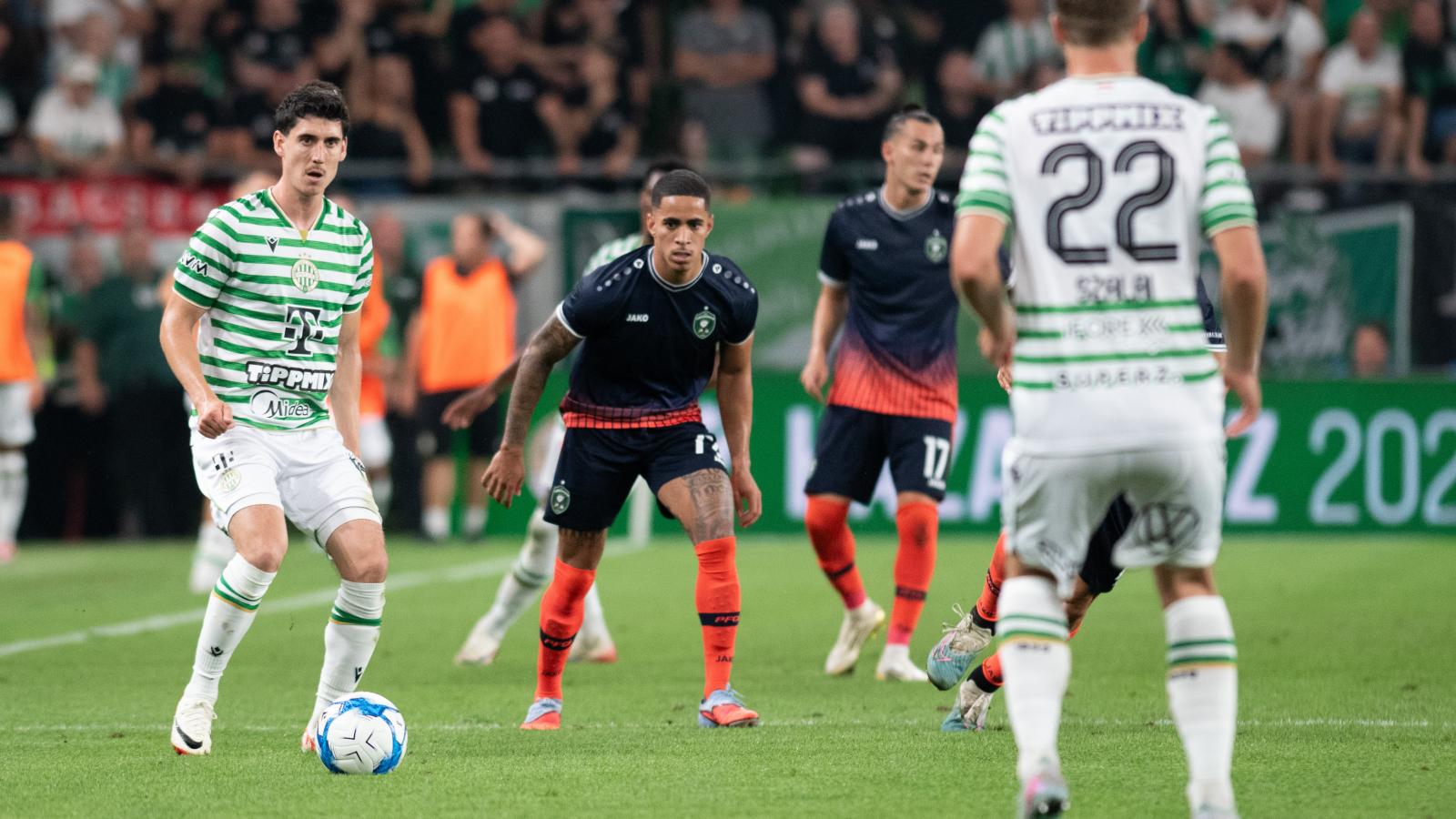 Ferencváros - Ludogorec Bajnokok Ligája selejtező Budapesten 2025. augusztus 12-én 