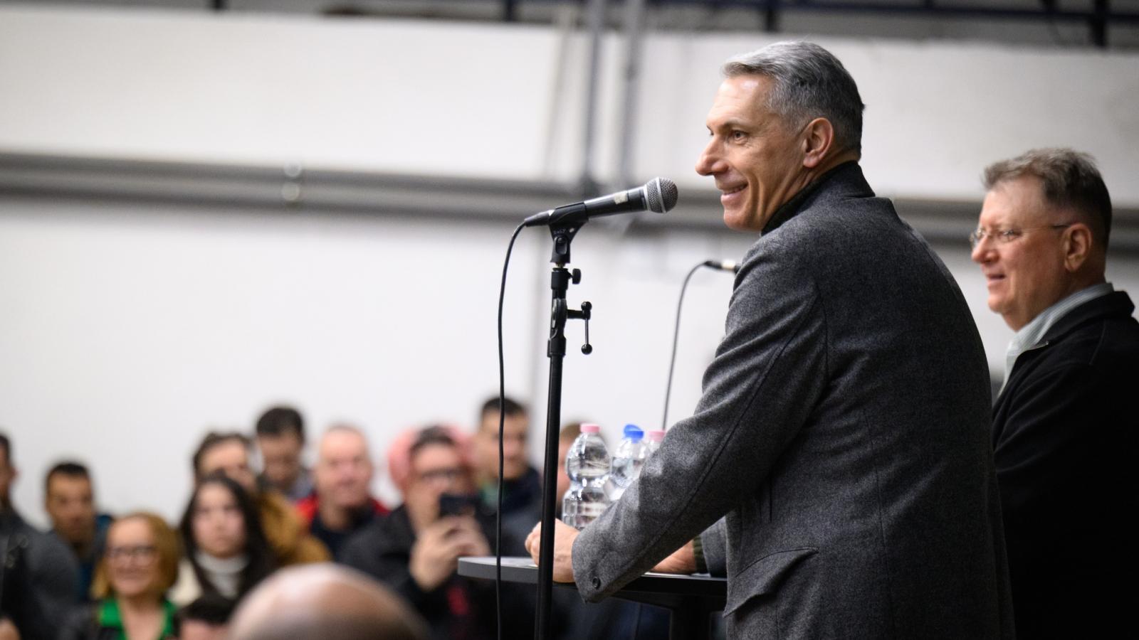 Lázár János Pusztaszabolcson február 3-án 