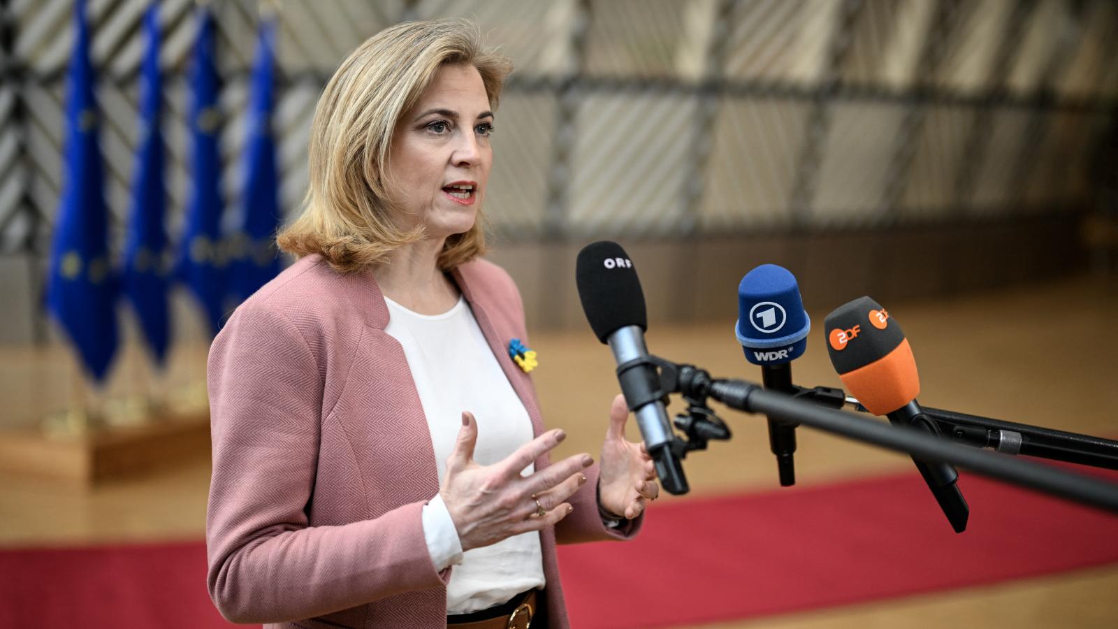 Beate Meinl-Reisinger osztrák külügyminiszter - Korábbi felvétel 