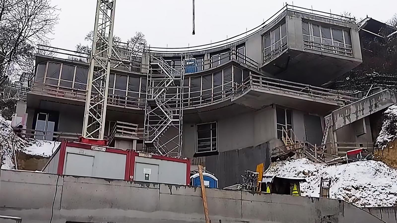 Az épülő Balásy-villa